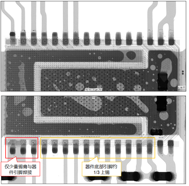 PCBA焊接潤濕不良分析