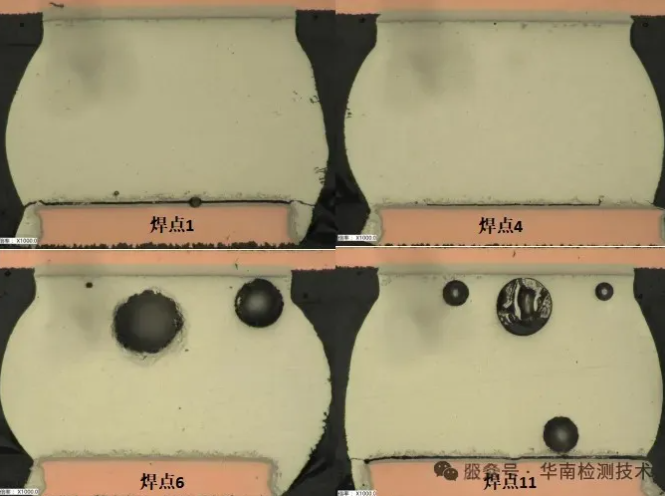 印制線路板組裝板切片分析