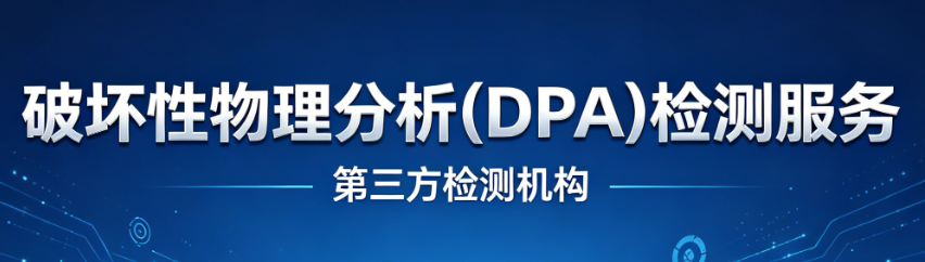破壞性物理分析(DPA)檢測服務(wù)